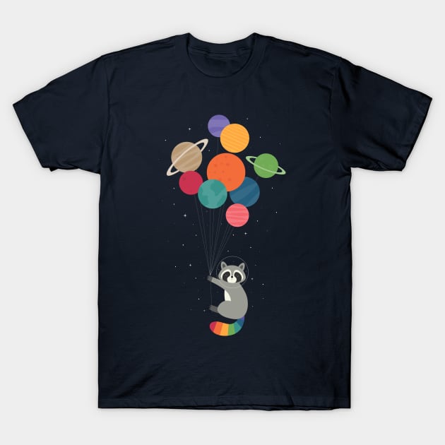 Space Raccoon T-Shirt by AndyWestface